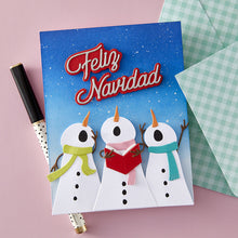 Load image into Gallery viewer, Spellbinders - Die - International Holiday - Spanish Holiday Sentiments. Available at Embellish Away in Bowmanville Ontario Canada. Example by brand ambassador.
