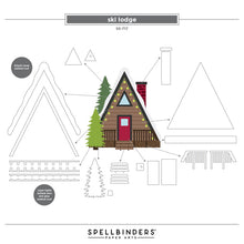將圖片載入圖庫檢視器 Spellbinders - Die - Ski-son's Greetings - Ski Lodge. Available at Embellish Away in Bowmanville Ontario Canada.
