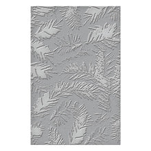 Load image into Gallery viewer, Spellbinders - Embossing Folder From Make It Merry Collection - In The Pines. Embosses an all-around detailed pine needle branches background. It covers a standard card front from A2 to 5 x7-inch to even the trendy slimline cards. Available at Embellish Away located in Bowmanville Ontario Canada.
