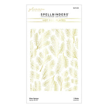 Charger l'image dans la galerie, Spellbinders - Glimmer Hot Foil Plate - Pine Sprays. Pine Sprays Hot Foil Plate is part of the Glimmer for the Holidays Collection. This hot foil plate makes an organic background with its detailed pine needle design. Available at Embellish Away located in Bowmanville Ontario Canada.
