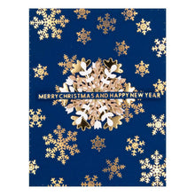 Load image into Gallery viewer, Spellbinders - Glimmer Hot Foil Plate &amp; Die By Bibi Cameron - Snowflakes - Glimmering Snowflakes. Glimmering Snowflakes Hot Foil Plate &amp; Die Set is part of the Bibi's Snowflakes Collection by Bibi Cameron. Available at Embellish Away located in Bowmanville Ontario Canada. Example by brand ambassador.
