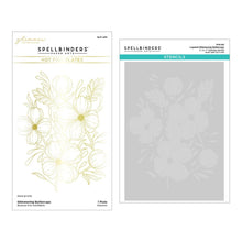 Load image into Gallery viewer, Spellbinders - Glimmer Plate And Stencil Bundle - Glimmering Buttercups. Glimmering Buttercups Glimmering Plate and Stencil Bundle is part of the Glimmering Flowers Collection. Available at Embellish Away located in Bowmanville Ontario Canada.
