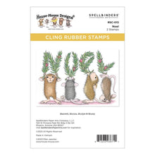 Cargar imagen en el visor de la galería, Spellbinders - House Mouse - Cling Rubber Stamp - Noel. Noel Cling Rubber Stamp Set is part of the from House-Mouse Designs Holiday Collection with a set of two stamps. This line up of playful mice spells out a leafy NOEL accented with holiday berries. Available at Embellish Away located in Bowmanville Ontario Canada.
