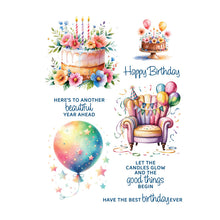 Load image into Gallery viewer, Spellbinders - Rub-ons - Birthday Cheers. Available at Embellish Away located in Bowmanville Ontario Canada.
