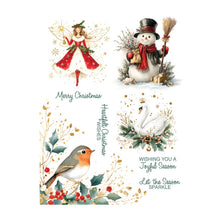 Load image into Gallery viewer, Spellbinders - Rub-ons - Joyful Season. Images include Holiday Tree, Presents, Bird...etc. Available at Embellish Away located in Bowmanville Ontario Canada.
