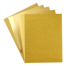 Load image into Gallery viewer, Spellbinders - Treasured Cardstock 8.5"X11" - 15/Pkg - Gold. Available at Embellish Away located in Bowmanville Ontario Canada.
