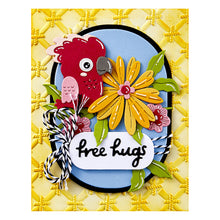Load image into Gallery viewer, Spellinders - 3D Embossing Folder - Cheerful Chirps - Bamboo Screen. Available at Embellish Away located in Bowmanville Ontario Canada. Example by Brand Ambassador.
