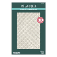 Load image into Gallery viewer, Spellinders - 3D Embossing Folder - Cheerful Chirps - Bamboo Screen. Available at Embellish Away located in Bowmanville Ontario Canada.
