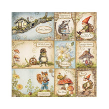 Charger l'image dans la galerie, Stamperia - 12"X12" - Fabric Sheets - Hidden Grove. This package includes 4 12x12 fabric sheets. Available at Embellish Away located in Bowmanville Ontario Canada.
