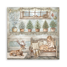 將圖片載入圖庫檢視器 Stamperia - 12X12 Maxi Paper Pad - White Christmas. Includes 22 sheets Single-Sided. Available at Embellish Away located in Bowmanville Ontario Canada.
