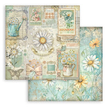 Load image into Gallery viewer, Stamperia - 12X12 Paper Pad - Daisy Art. 10 sheets. Available at Embellish Away located in Bowmanville Ontario Canada.
