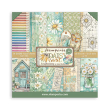 Load image into Gallery viewer, Stamperia - 12X12 Paper Pad - Daisy Art. 10 sheets. Available at Embellish Away located in Bowmanville Ontario Canada.
