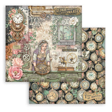 Load image into Gallery viewer, Stamperia - 12X12 Paper Pad - Gardens of Time. 10 sheets. Available at Embellish Away located in Bowmanville Ontario Canada.
