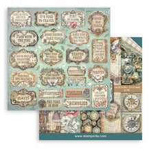 Load image into Gallery viewer, Stamperia - 12X12 Paper Pad - Gardens of Time. 10 sheets. Available at Embellish Away located in Bowmanville Ontario Canada.

