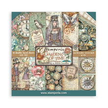 Load image into Gallery viewer, Stamperia - 12X12 Paper Pad - Gardens of Time. 10 sheets. Available at Embellish Away located in Bowmanville Ontario Canada.

