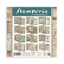 Load image into Gallery viewer, Stamperia - 12X12 Paper Pad - Gardens of Time. 10 sheets. Available at Embellish Away located in Bowmanville Ontario Canada.
