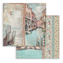 Cargar imagen en el visor de la galería, Stamperia - 12X12 Paper Pad - Venice City of Art. 10 sheets. Available at Embellish Away located in Bowmanville Ontario Canada.
