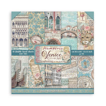 Cargar imagen en el visor de la galería, Stamperia - 12X12 Paper Pad - Venice City of Art. 10 sheets. Available at Embellish Away located in Bowmanville Ontario Canada.
