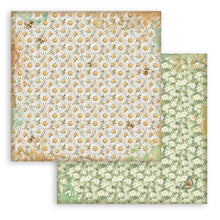 Charger l'image dans la galerie, Stamperia - 8"X8" Backgrounds Paper Pad - Daisy Art. Includes 10 sheets double-sided. Available at Embellish away in Bowmanville Ontario Canada.
