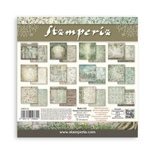 Charger l'image dans la galerie, Stamperia - 8"X8" Backgrounds Paper Pad - Herbarium Silvae. Includes 10 sheets double-sided. Available at Embellish away in Bowmanville Ontario Canada.
