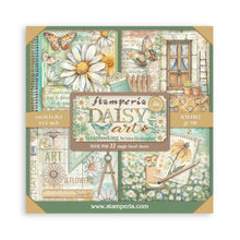 Load image into Gallery viewer, Stamperia - 8X8 Maxi Paper Pad - Daisy Art. Includes 22 sheets. Available at Embellish Away located in Bowmanville Ontario Canada.
