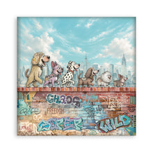 Load image into Gallery viewer, Stamperia - 8X8 Maxi Paper Pad - Furry Friends 2. Includes 22 Single Sided Sheets. Available at Embellish Away located in Bowmanville Ontario Canada.

