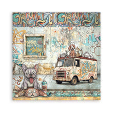 Load image into Gallery viewer, Stamperia - 8X8 Maxi Paper Pad - Furry Friends 2. Includes 22 Single Sided Sheets. Available at Embellish Away located in Bowmanville Ontario Canada.

