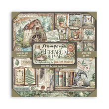 Charger l'image dans la galerie, Stamperia - 8X8 Maxi Paper Pad - Herbarium Silvae. Includes 22 sheets. Available at Embellish Away located in Bowmanville Ontario Canada.
