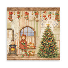 Cargar imagen en el visor de la galería, Stamperia - 8X8 Maxi Paper Pad - Silent Night. Includes 22 sheets single-sided. Available at Embellish Away located in Bowmanville Ontario Canada.

