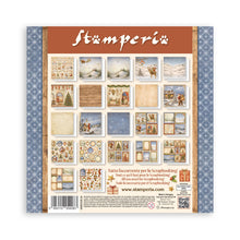 Cargar imagen en el visor de la galería, Stamperia - 8X8 Maxi Paper Pad - Silent Night. Includes 22 sheets single-sided. Available at Embellish Away located in Bowmanville Ontario Canada.
