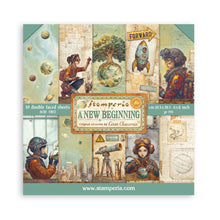 Load image into Gallery viewer, Stamperia - 8X8 Paper Pad - A New Beginning. 10 sheets. Available at Embellish Away located in Bowmanville Ontario Canada.
