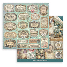 Load image into Gallery viewer, Stamperia - 8X8 Paper Pad - Gardens of Time. 10 sheets. Available at Embellish Away located in Bowmanville Ontario Canada.
