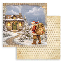 Cargar imagen en el visor de la galería, Stamperia - 8X8 Paper Pad - Silent Night. 10 sheets. Available at Embellish Away located in Bowmanville Ontario Canada.

