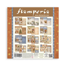 Cargar imagen en el visor de la galería, Stamperia - 8X8 Paper Pad - Silent Night. 10 sheets. Available at Embellish Away located in Bowmanville Ontario Canada.
