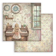 Cargar imagen en el visor de la galería, Stamperia - 8X8 Paper Pad - Symphony. 10 sheets. Available at Embellish Away located in Bowmanville Ontario Canada.
