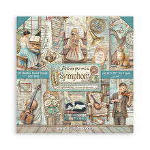 Cargar imagen en el visor de la galería, Stamperia - 8X8 Paper Pad - Symphony. 10 sheets. Available at Embellish Away located in Bowmanville Ontario Canada.
