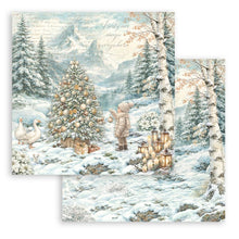 將圖片載入圖庫檢視器 Stamperia - 8X8 Paper Pad - White Christmas. 10 sheets. Available at Embellish Away located in Bowmanville Ontario Canada.
