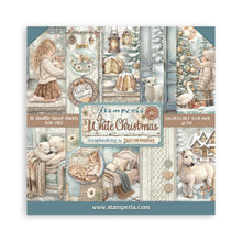 將圖片載入圖庫檢視器 Stamperia - 8X8 Paper Pad - White Christmas. 10 sheets. Available at Embellish Away located in Bowmanville Ontario Canada.
