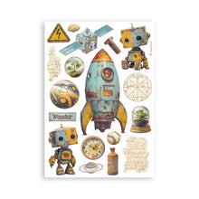 Load image into Gallery viewer, Stamperia - A5 Washi Pad - A New Beginning. Includes 8 Sheets. Available at Embellish Away located in Bowmanville Ontario Canada.
