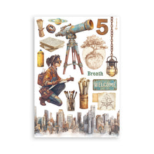 Load image into Gallery viewer, Stamperia - A5 Washi Pad - A New Beginning. Includes 8 Sheets. Available at Embellish Away located in Bowmanville Ontario Canada.
