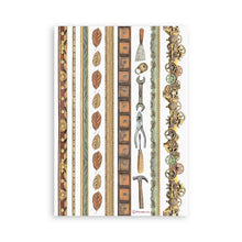 Cargar imagen en el visor de la galería, Stamperia - A5 Washi Pad - 8/Pkg - Altergo On 8 sheets of translucent washi paper, easy to cut Available at embellish Away located in Bowmanville Ontario Canada
