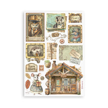 Cargar imagen en el visor de la galería, Stamperia - A5 Washi Pad - 8/Pkg - Altergo On 8 sheets of translucent washi paper, easy to cut Available at embellish Away located in Bowmanville Ontario Canada
