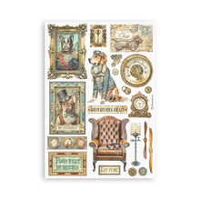 Cargar imagen en el visor de la galería, Stamperia - A5 Washi Pad - 8/Pkg - Altergo On 8 sheets of translucent washi paper, easy to cut Available at embellish Away located in Bowmanville Ontario Canada
