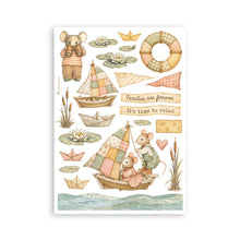 Load image into Gallery viewer, Stamperia - A5 Washi Pad - Cozy Family. Includes 8 Sheets. Available at Embellish Away located in Bowmanville Ontario Canada.
