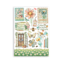 Load image into Gallery viewer, Stamperia - A5 Washi Pad - Daisy Art. Includes 8 Sheets. Available at Embellish Away located in Bowmanville Ontario Canada.
