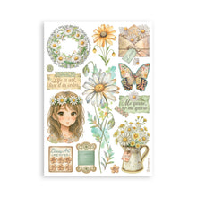 Load image into Gallery viewer, Stamperia - A5 Washi Pad - Daisy Art. Includes 8 Sheets. Available at Embellish Away located in Bowmanville Ontario Canada.
