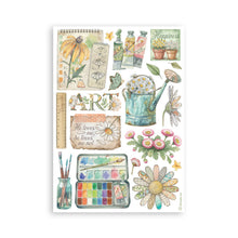 Load image into Gallery viewer, Stamperia - A5 Washi Pad - Daisy Art. Includes 8 Sheets. Available at Embellish Away located in Bowmanville Ontario Canada.

