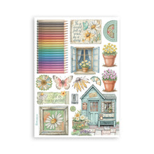 Load image into Gallery viewer, Stamperia - A5 Washi Pad - Daisy Art. Includes 8 Sheets. Available at Embellish Away located in Bowmanville Ontario Canada.
