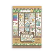 Load image into Gallery viewer, Stamperia - A5 Washi Pad - Daisy Art. Includes 8 Sheets. Available at Embellish Away located in Bowmanville Ontario Canada.
