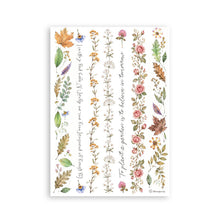 Cargar imagen en el visor de la galería, Stamperia - A5 Washi Pad - Flowers and Poems. Includes 8 Sheets. Available at Embellish Away located in Bowmanville Ontario Canada.
